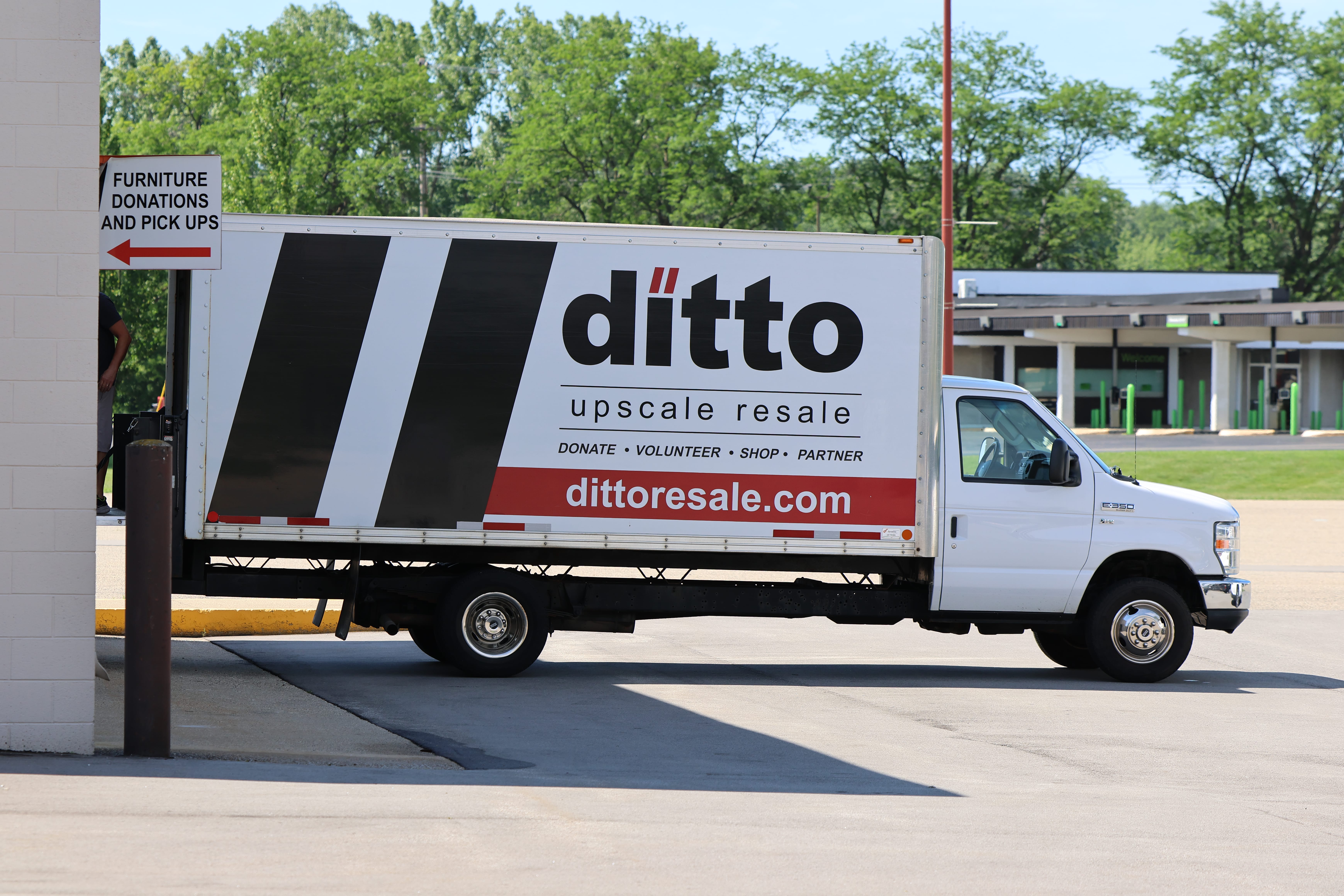 ditto donation pickup truck